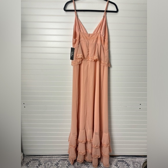 Lulus Endless Beauty Blush Pink Tiered Ruffle Maxi Dress - Picture 8 of 10